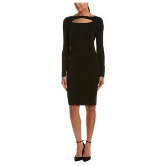 Reiss Audrey Long Sleeves Keyhole Front Sweater Dress Size 4 - Picture 1 of 12